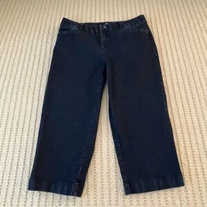 St John’s Bay - Stretch Blue Jean Capri Pants - Denim - Size 8